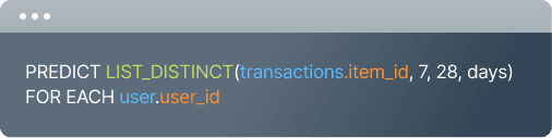 Predictive Query used inside Kumo